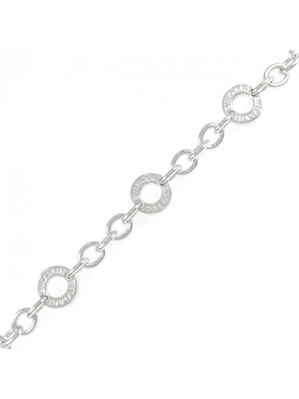 Bvlgari Charm Bracelet White Gold
